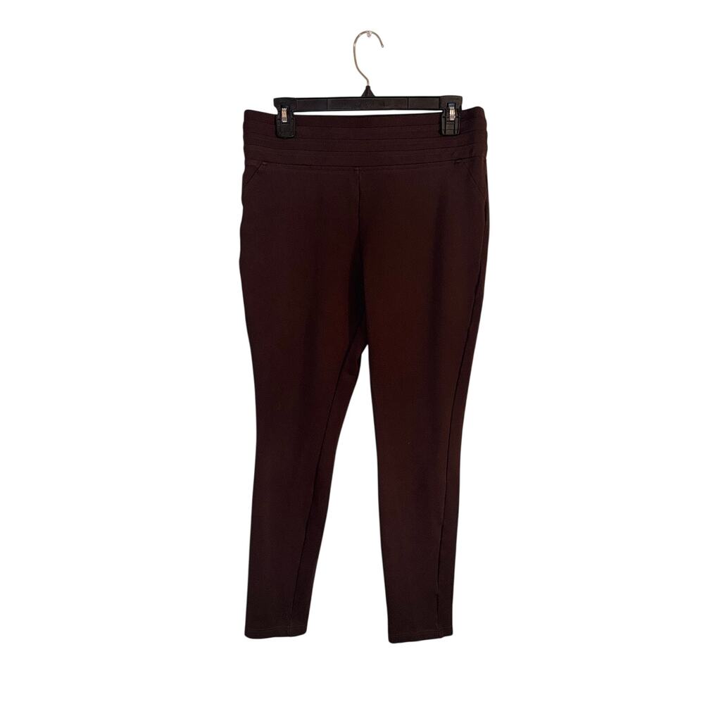 Versona Women’s Size Large Chocolate Brown Pull-On Slim Ankle Pants